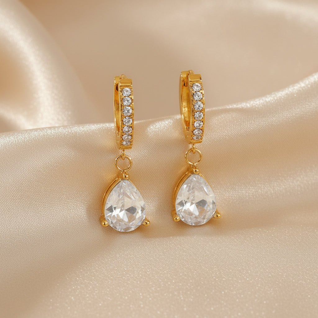 18K Gold With Zircon - DressAtR LLC