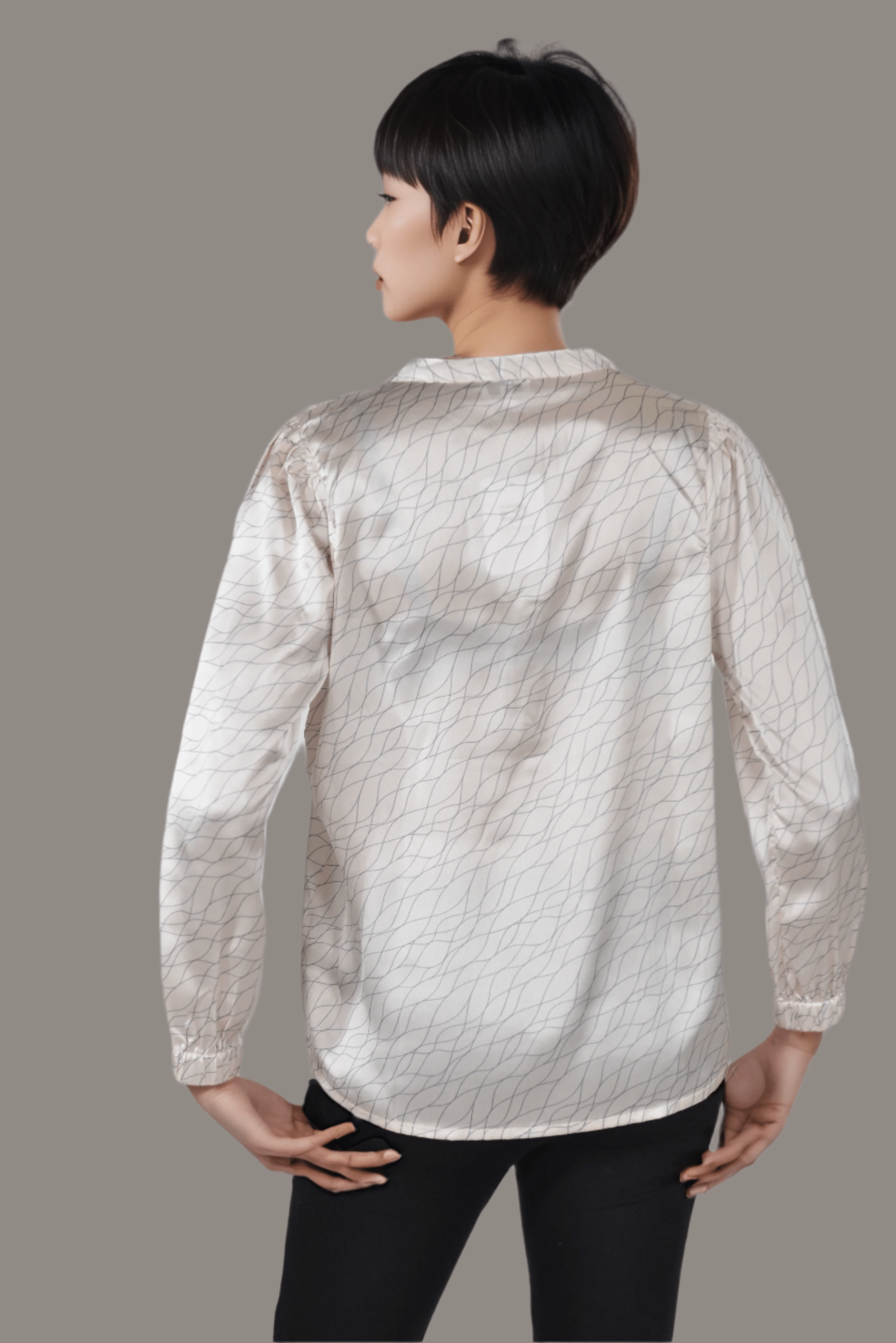 Allure Silk Blouse - DressAtR LLC