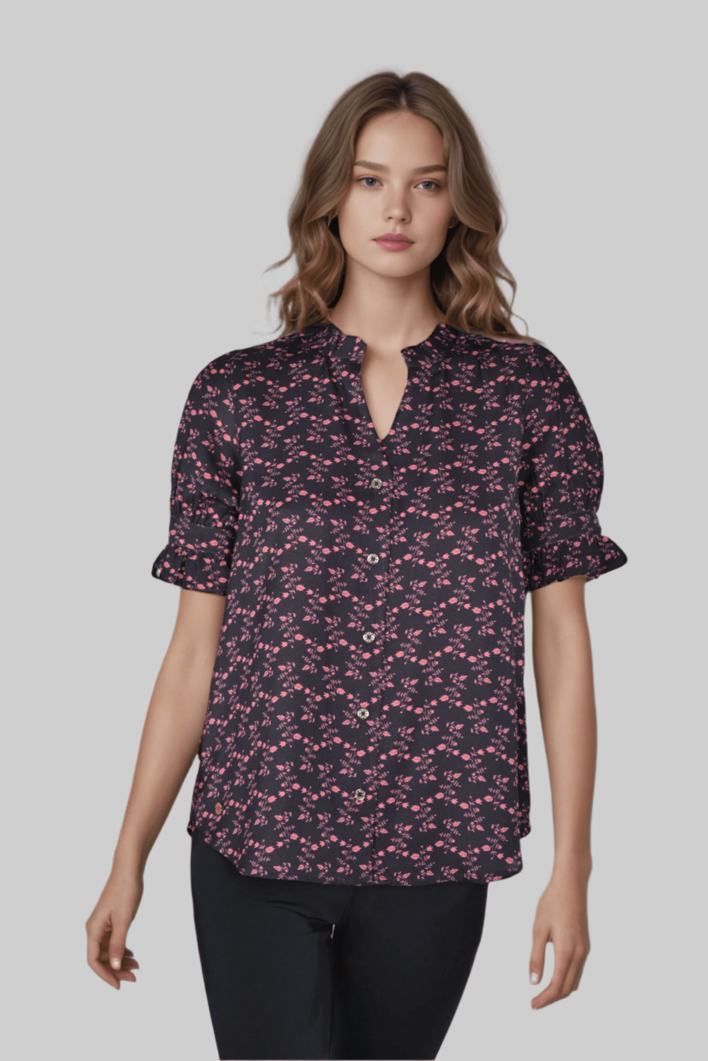 Black Bella Blouse - DressAtR LLC