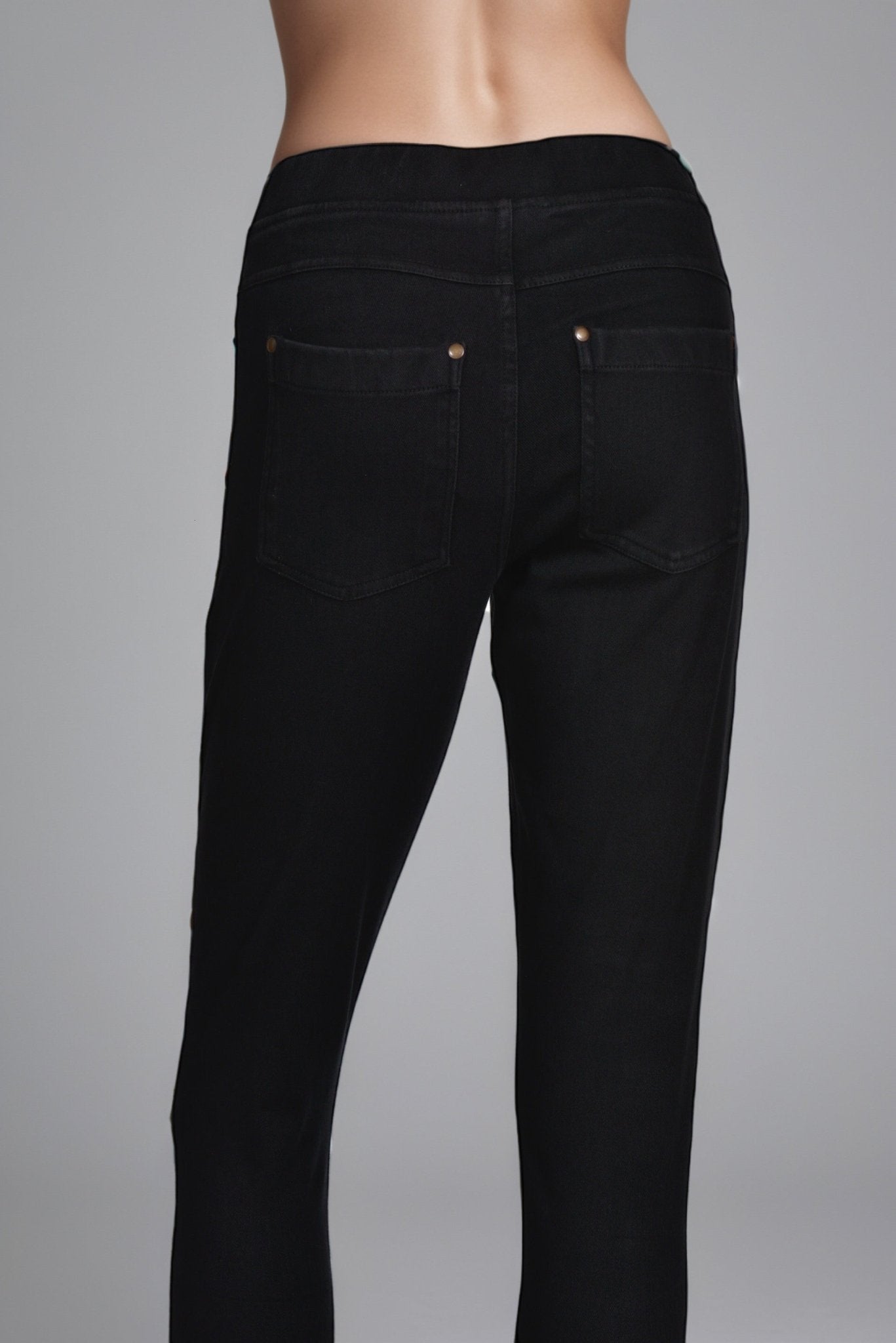 Black Denim Legging - DressAtR LLC