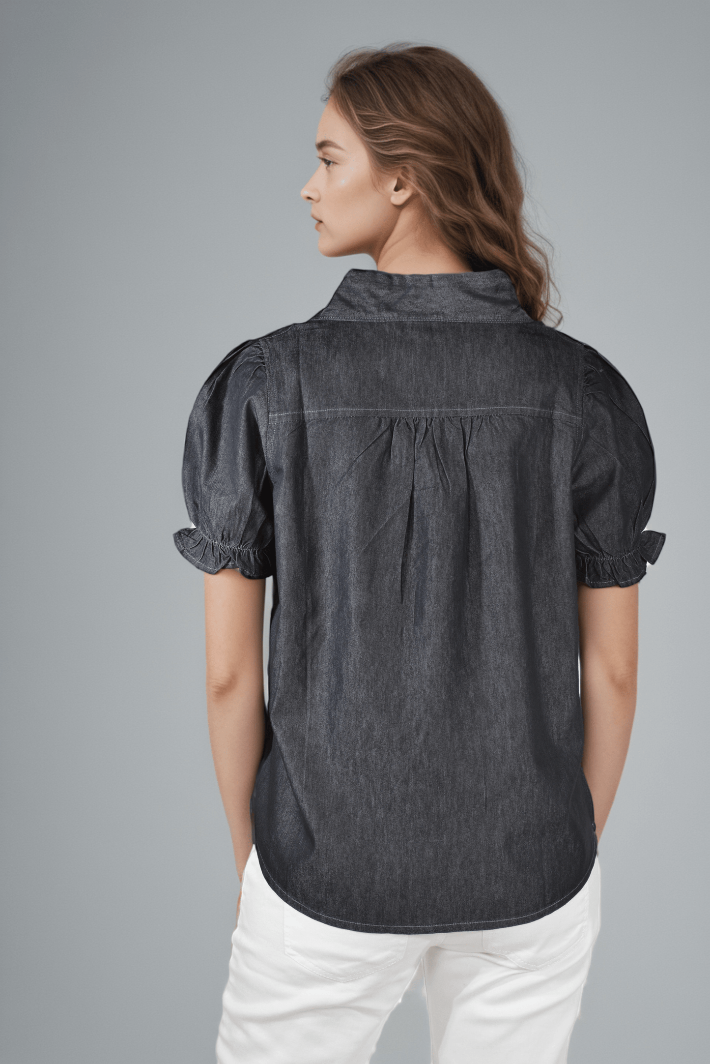 Denim Onyx Charm Shirt - DressAtR LLC