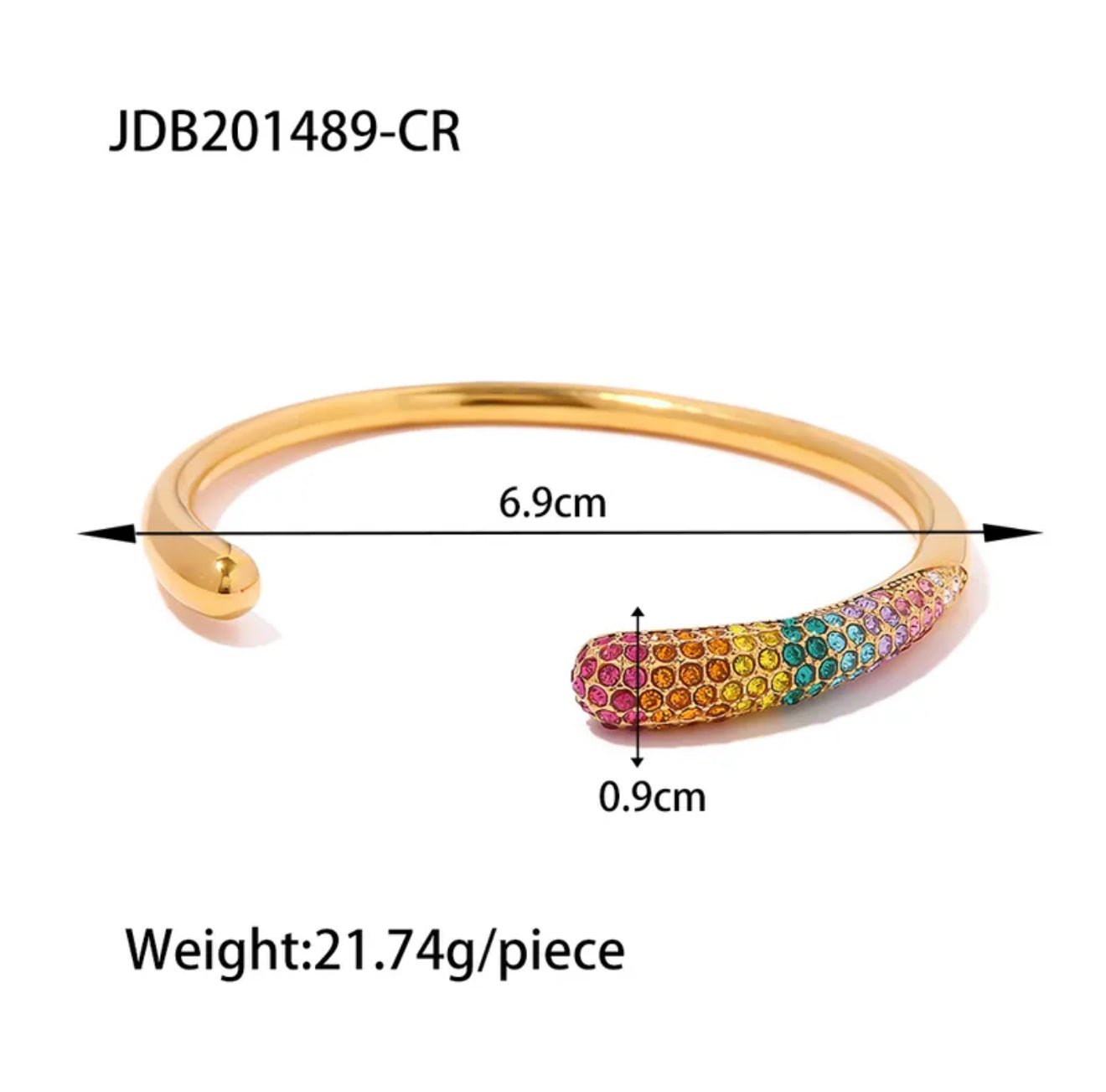 DressAtR 18K Gold Plated Water Proof Bangle - DressAtR LLC