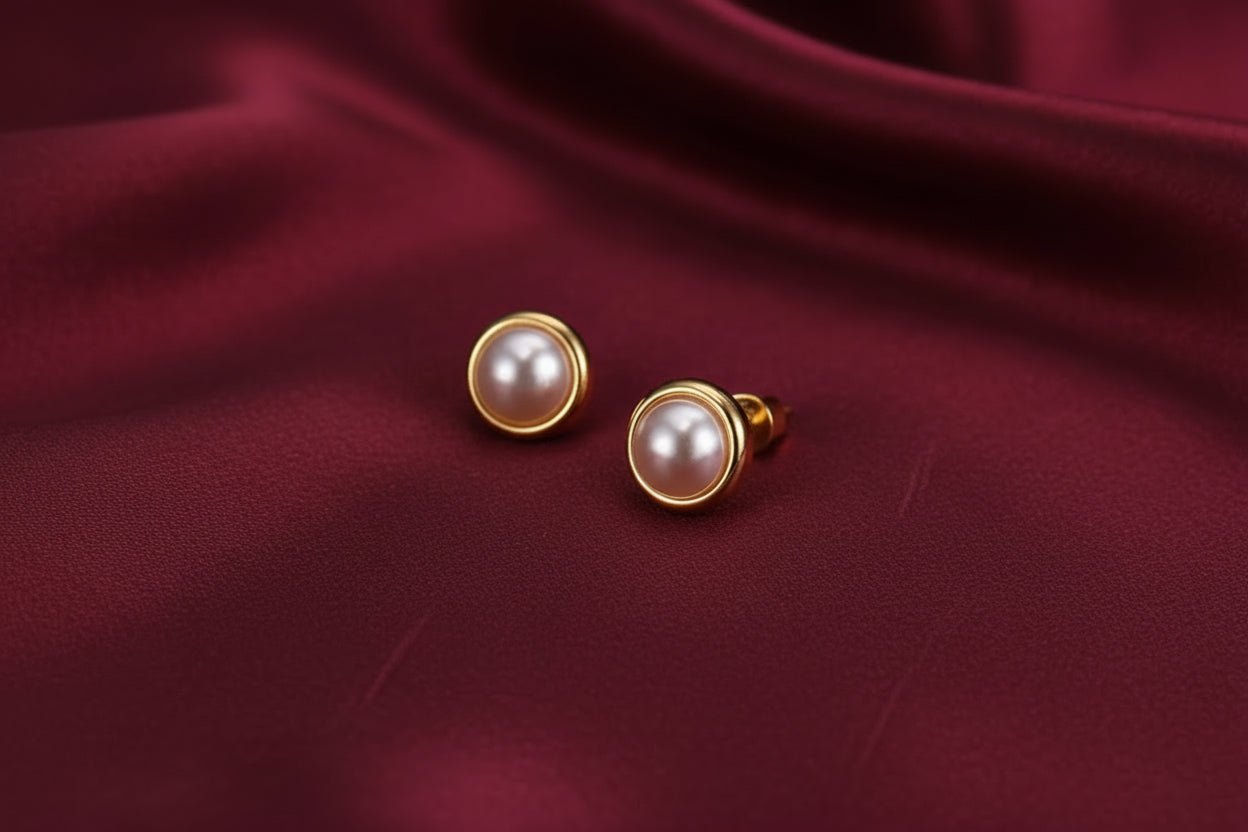 DressAtR Pearl Stainless Steel earring - DressAtR LLC