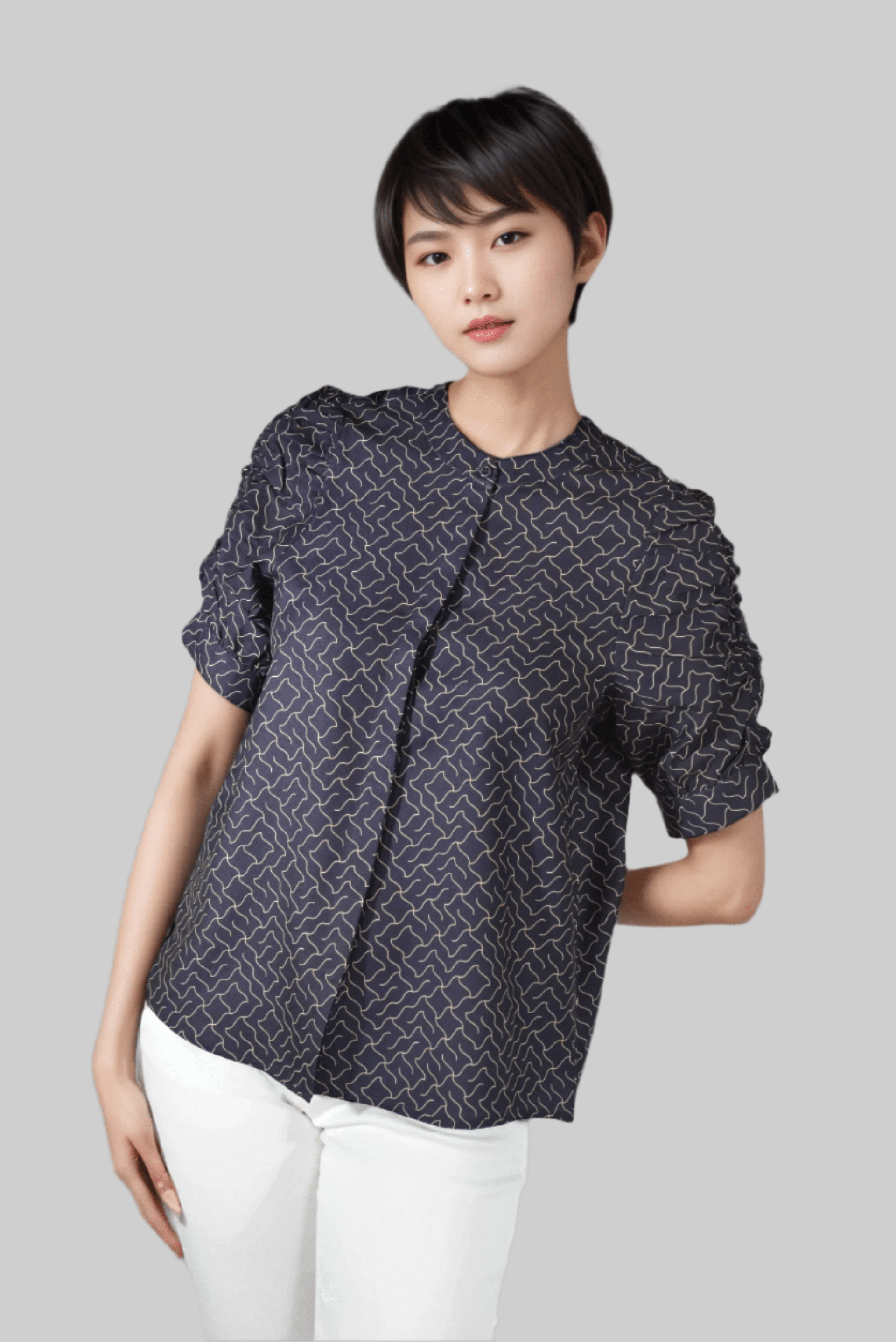 Geo Ziggy Top - DressAtR LLC