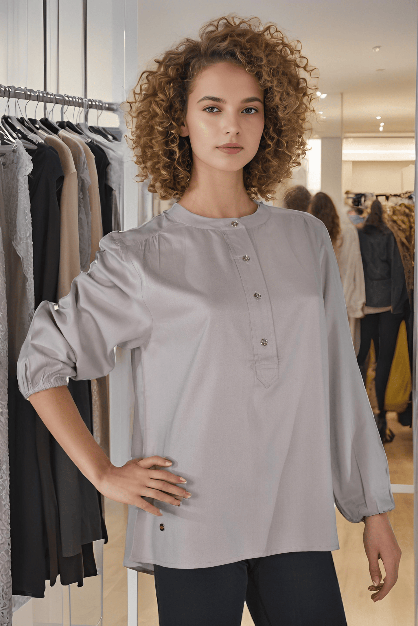 Glided Grace Blouse - DressAtR LLC
