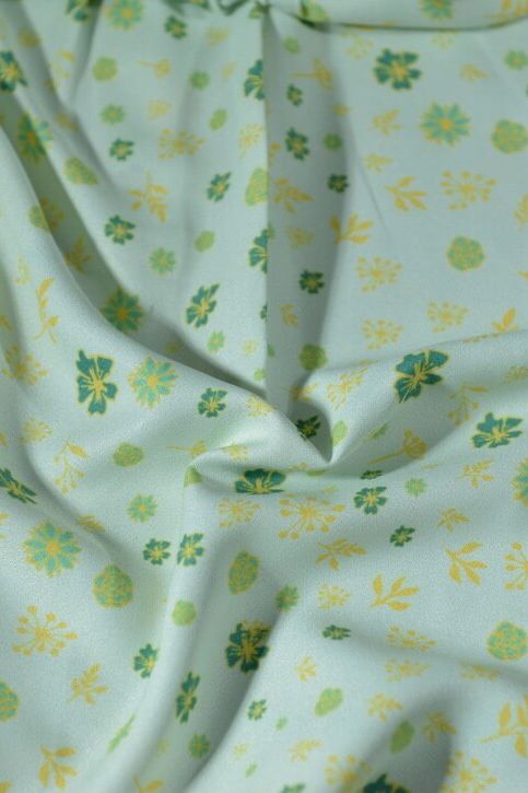 Leafy Pleated Top - DressAtR LLC