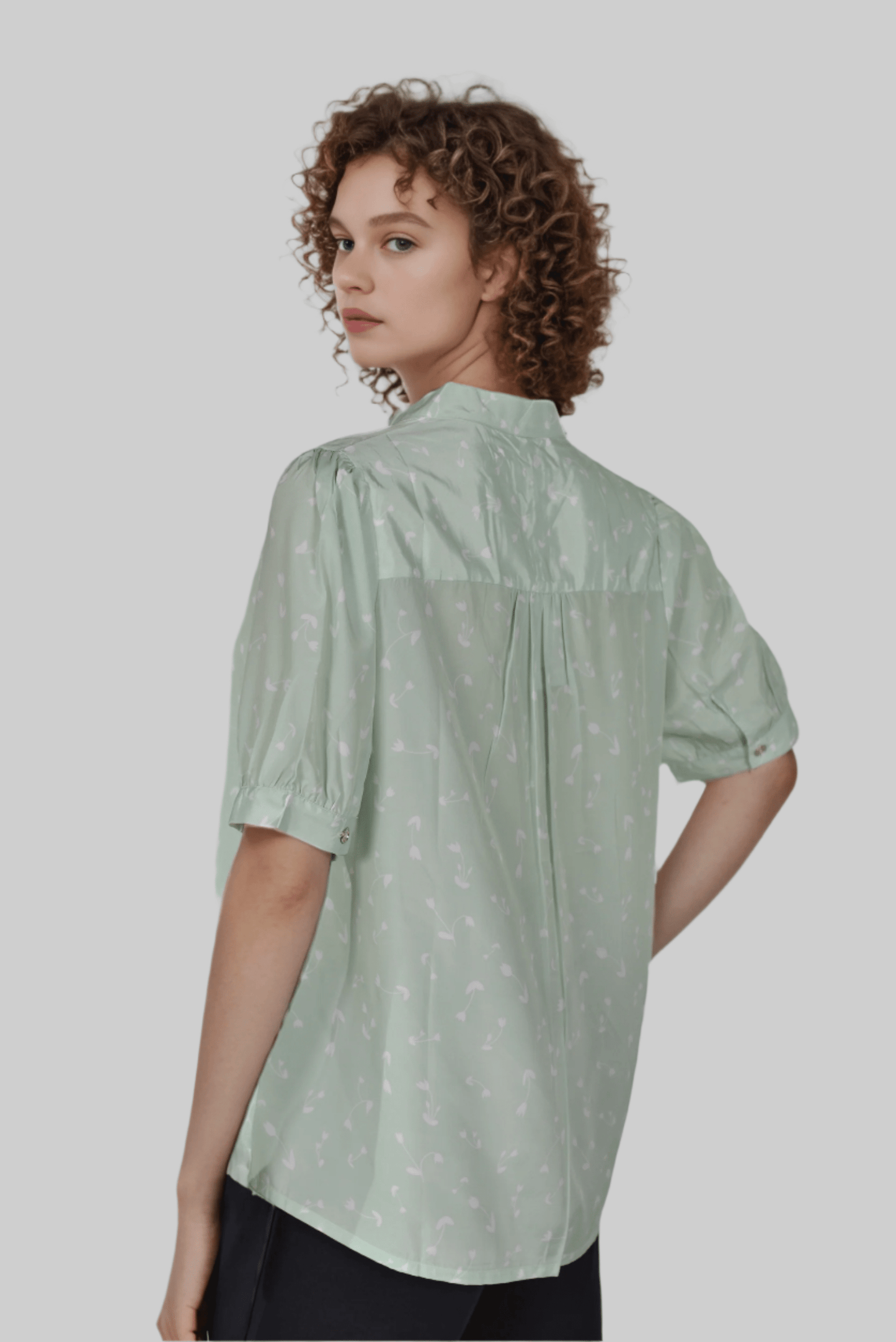 Lilly Split Neck Top - DressAtR LLC