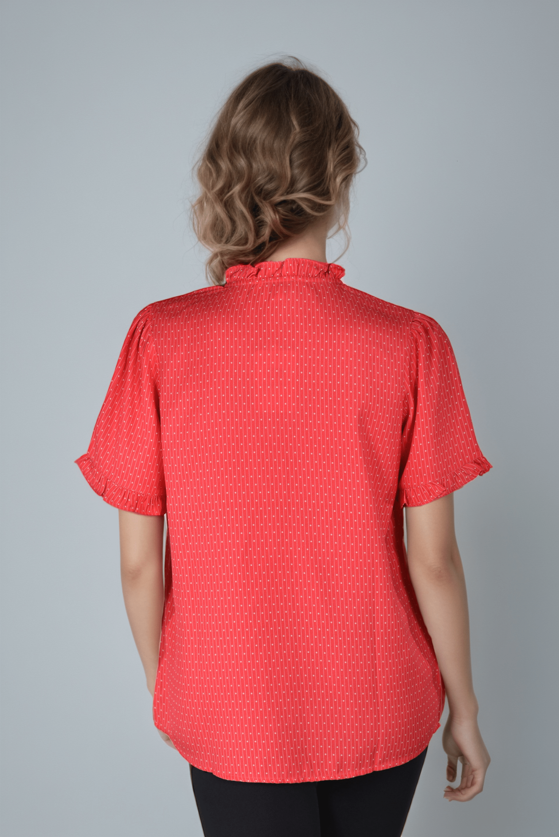 Line Ela Ruffle Shirt - DressAtR LLC