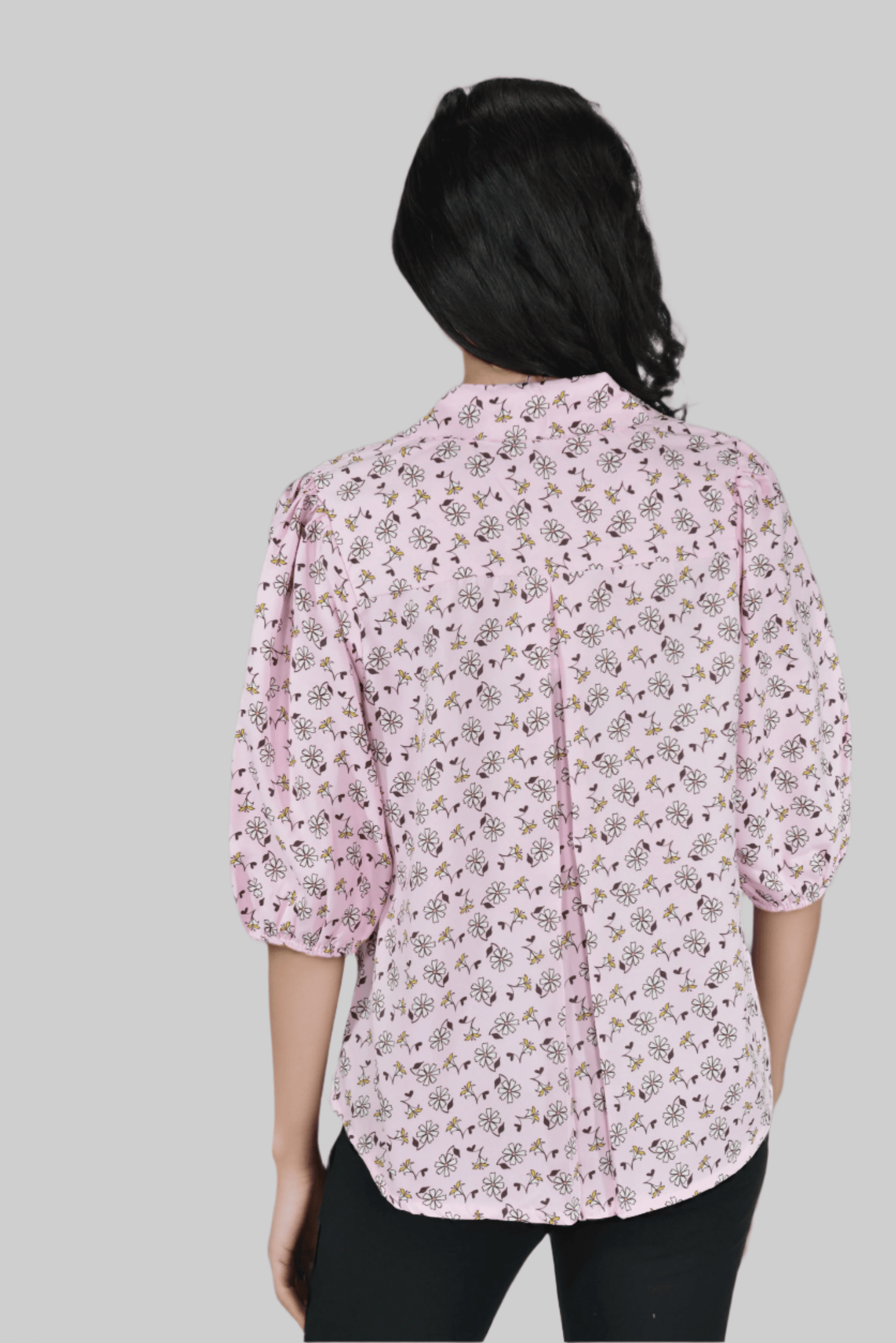Orchid Collar Blouse - DressAtR LLC