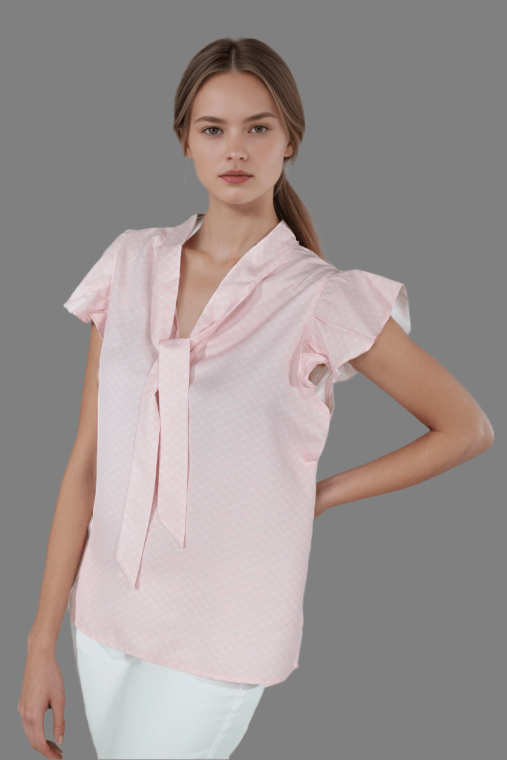 Peri Tie Top - DressAtR LLC