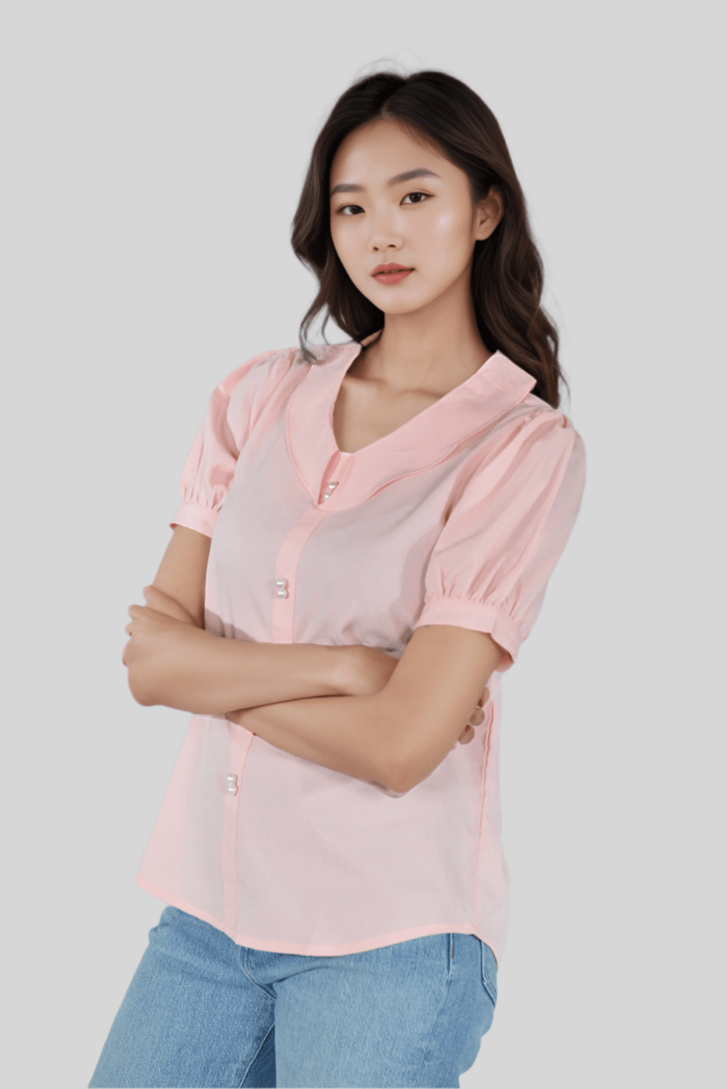 Pink Pearl Top - DressAtR LLC