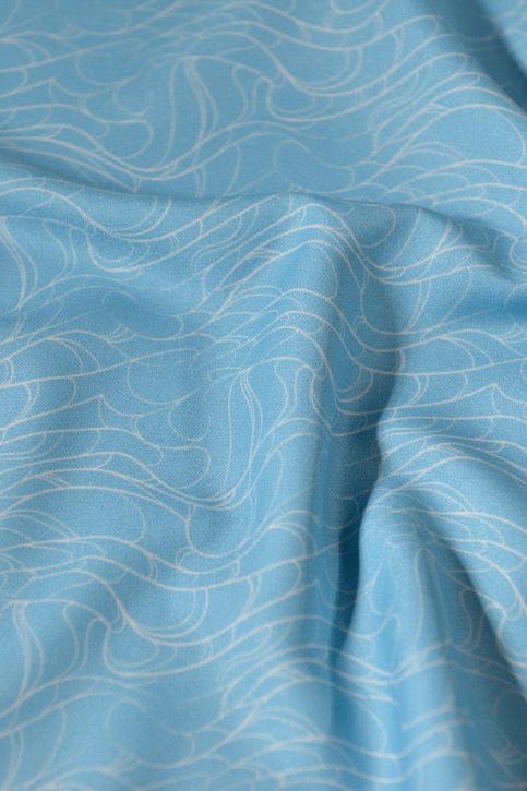 Sea Wave High Neck Top - DressAtR LLC