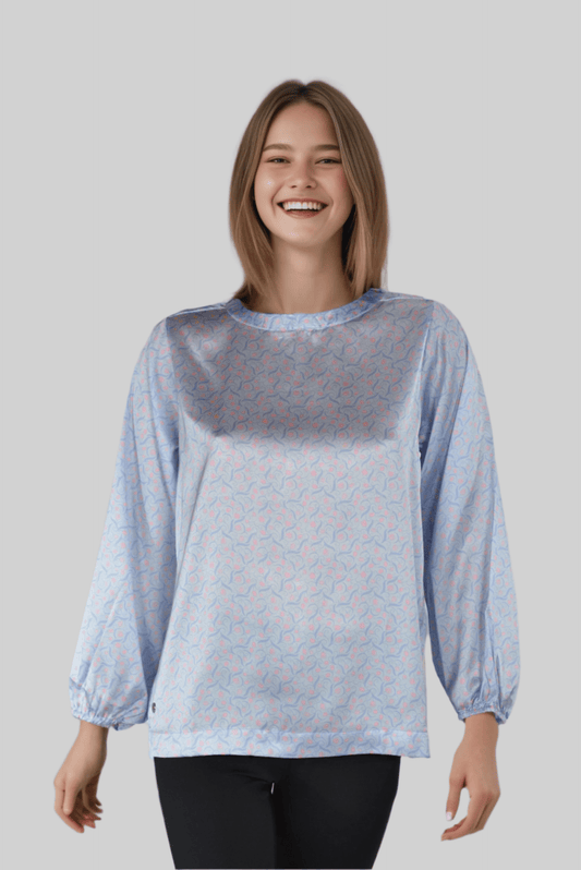 Silk Lilly Blouse - DressAtR LLC