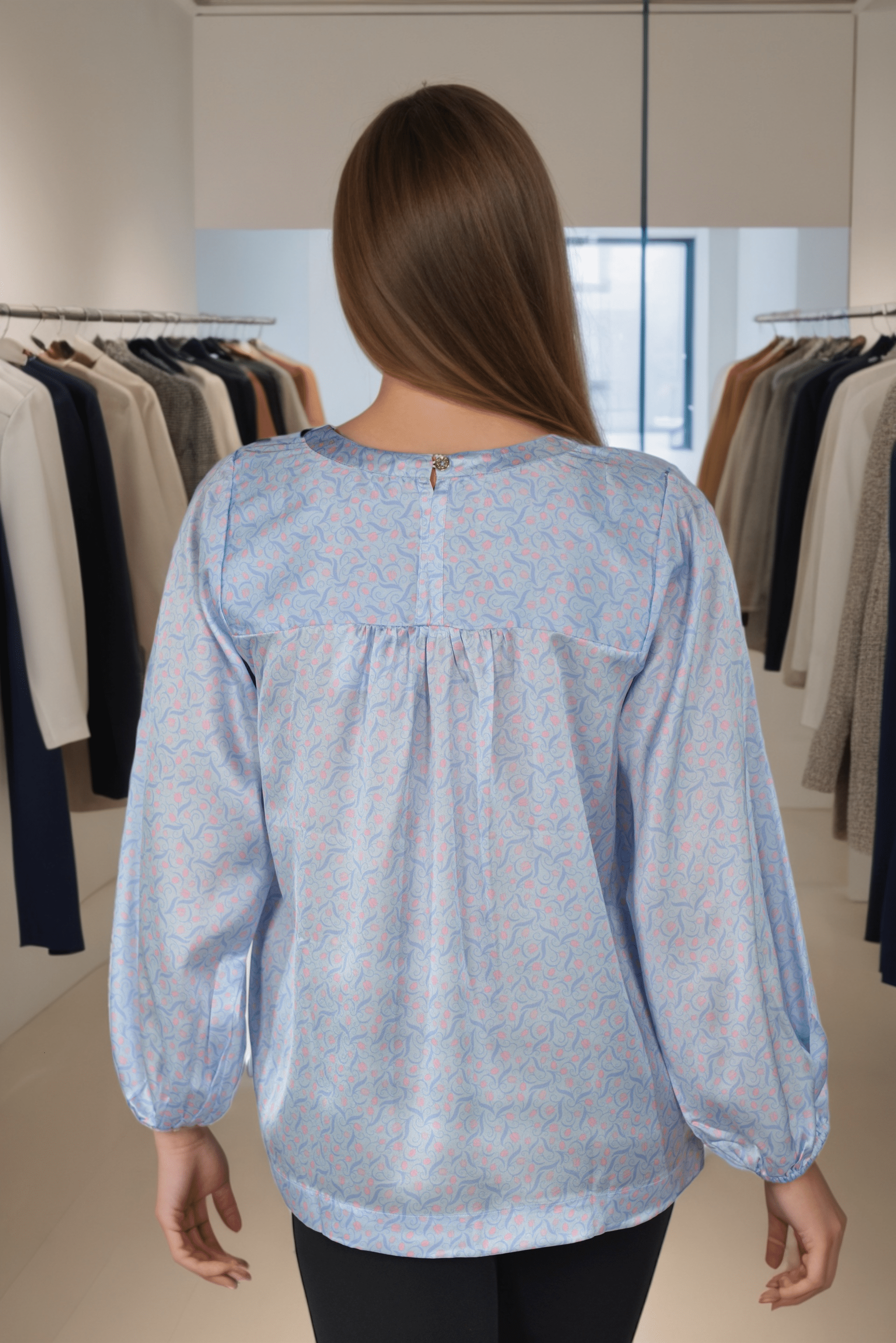 Silk Lilly Blouse - DressAtR LLC