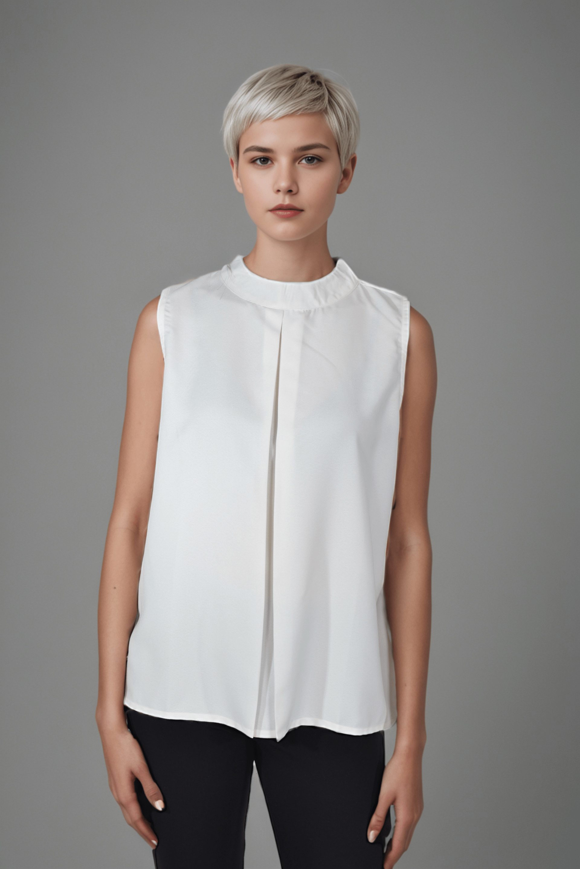 Snow Split Top - DressAtR LLC