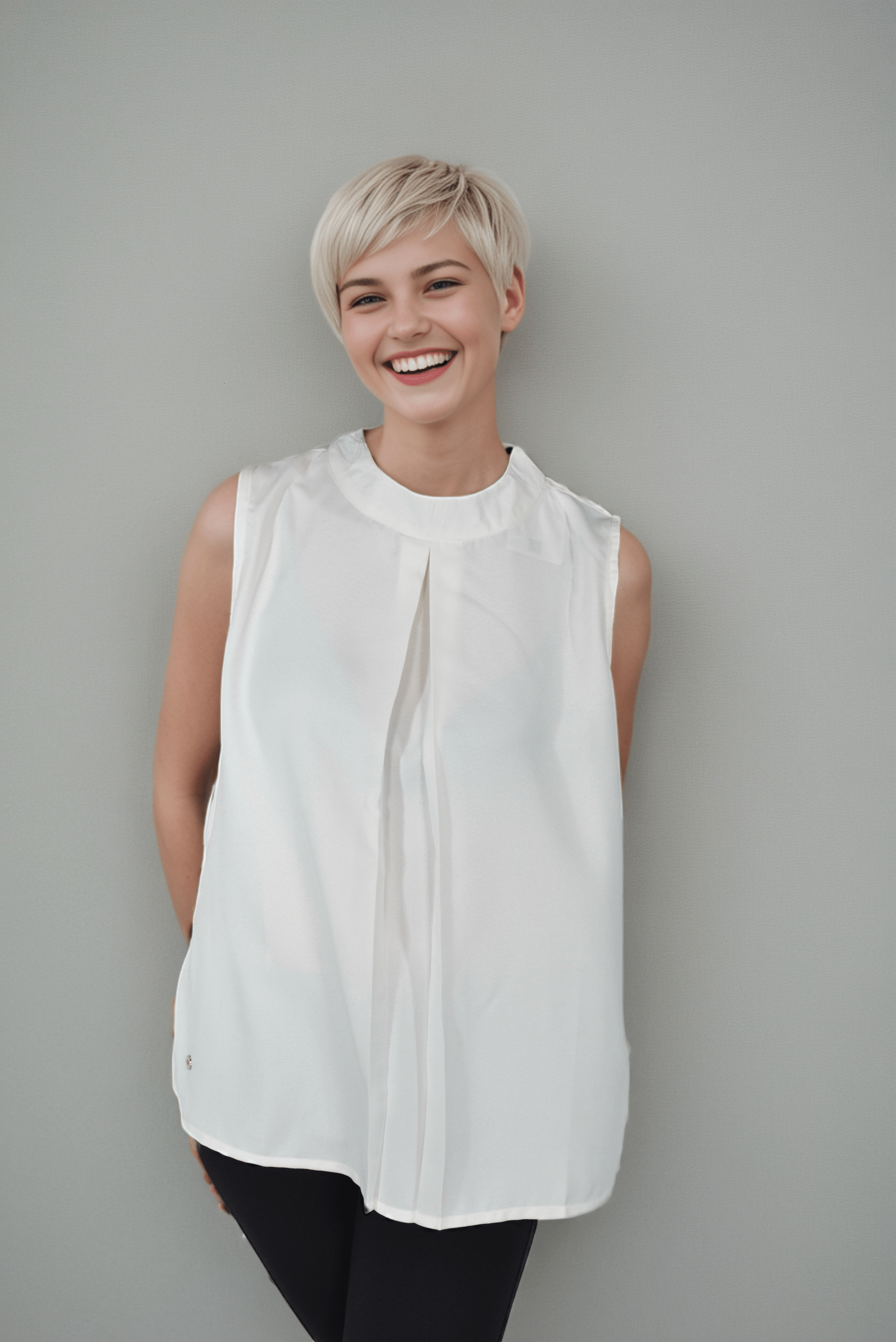 Snow Split Top - DressAtR LLC