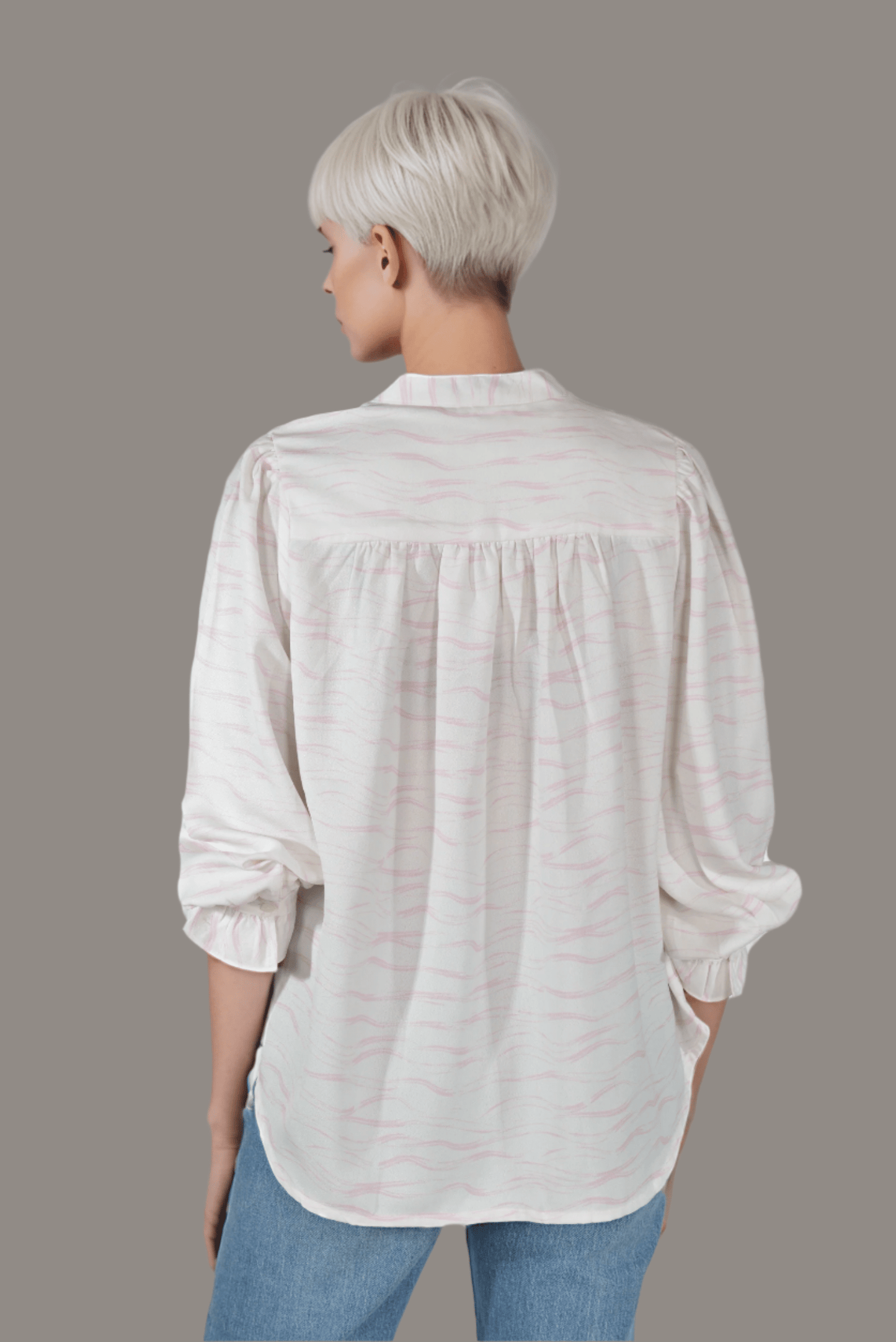 Wave Bell Blouse - DressAtR LLC