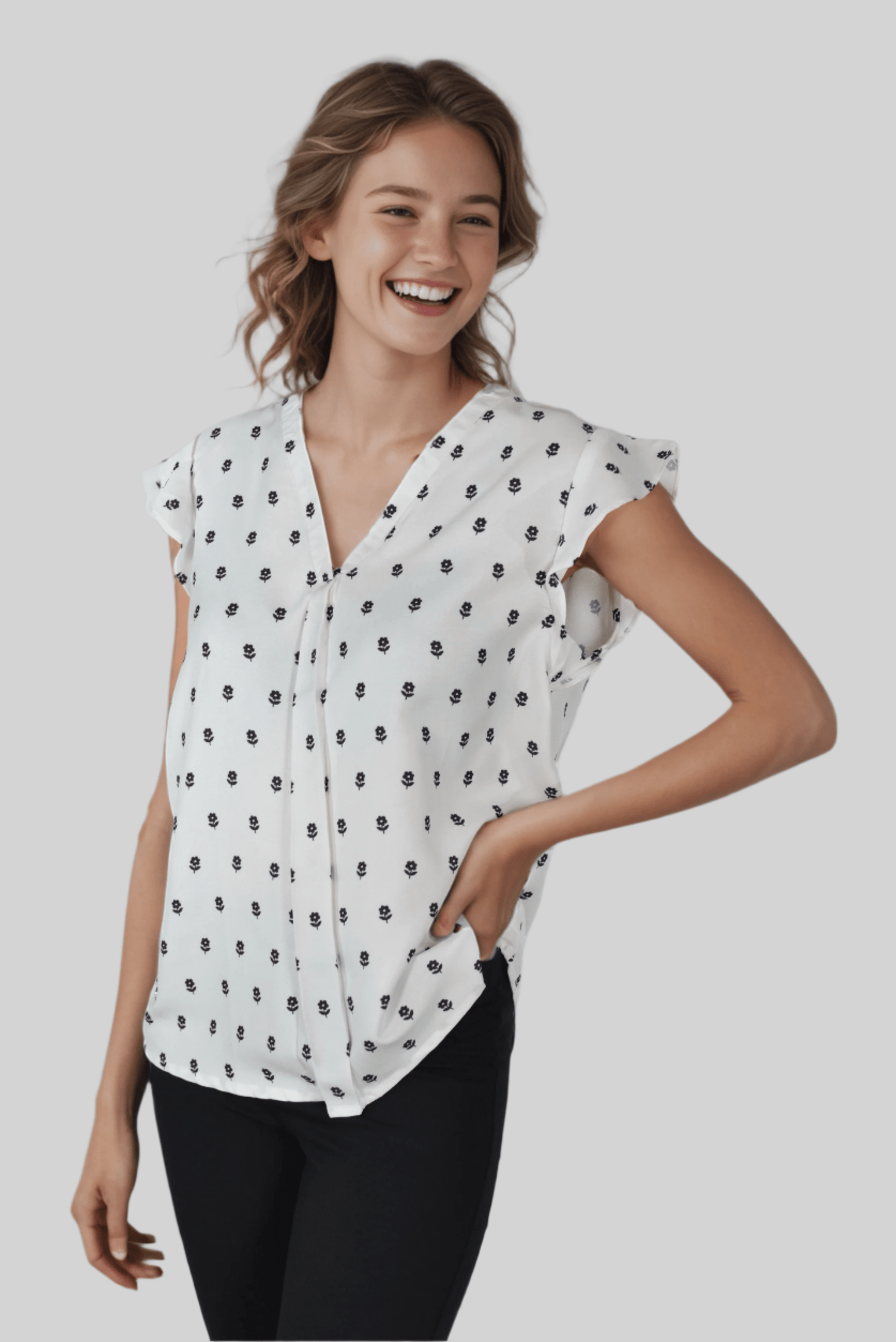 White Cool Top - DressAtR LLC