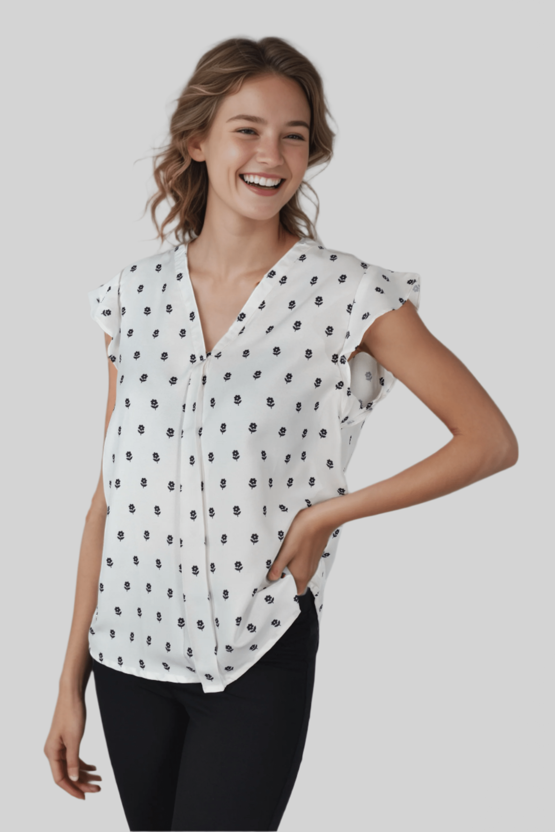 White Cool Top - DressAtR LLC