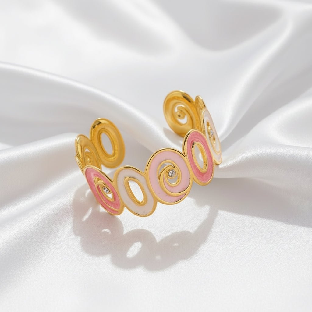 18K Gold and Electroplated with zircon Bracelet - DressAtR LLC