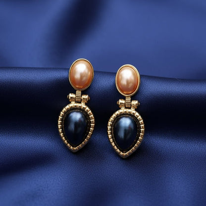 18K Gold Plated Drop Earrings - DressAtR LLC