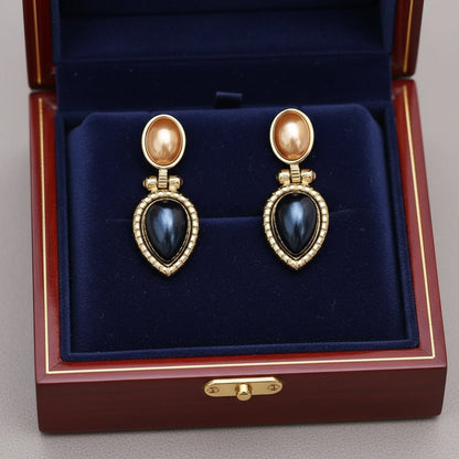 18K Gold Plated Drop Earrings - DressAtR LLC