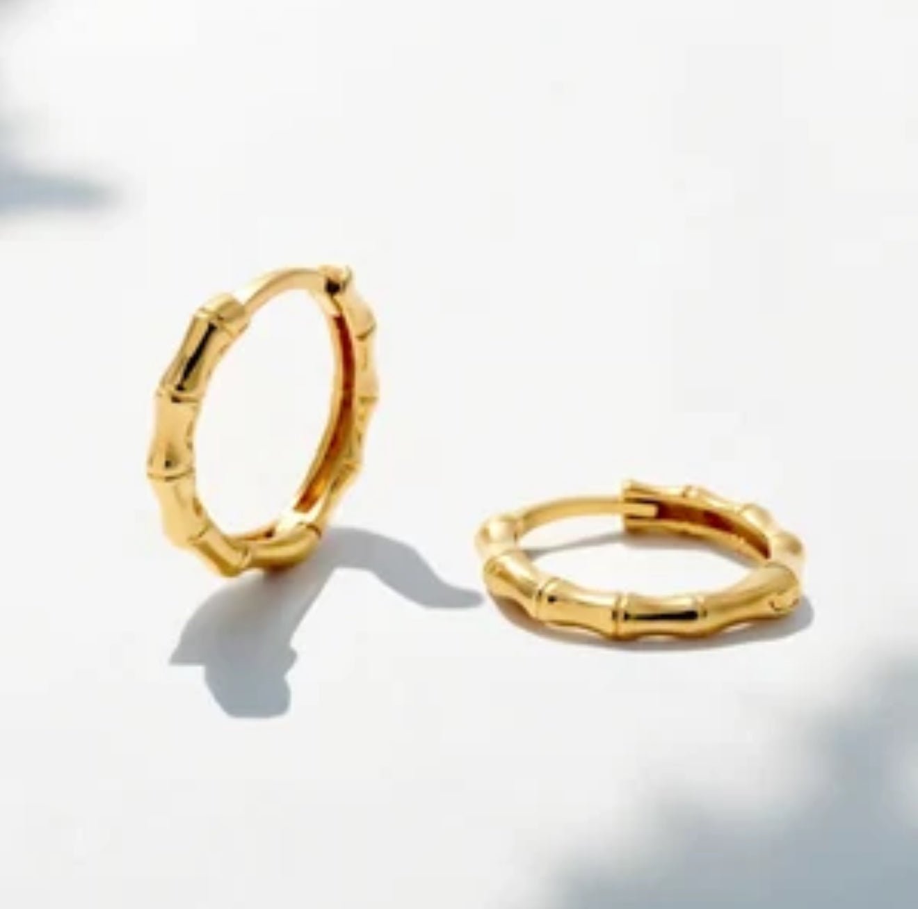 18K Gold Plated Elegant Hoops - DressAtR LLC