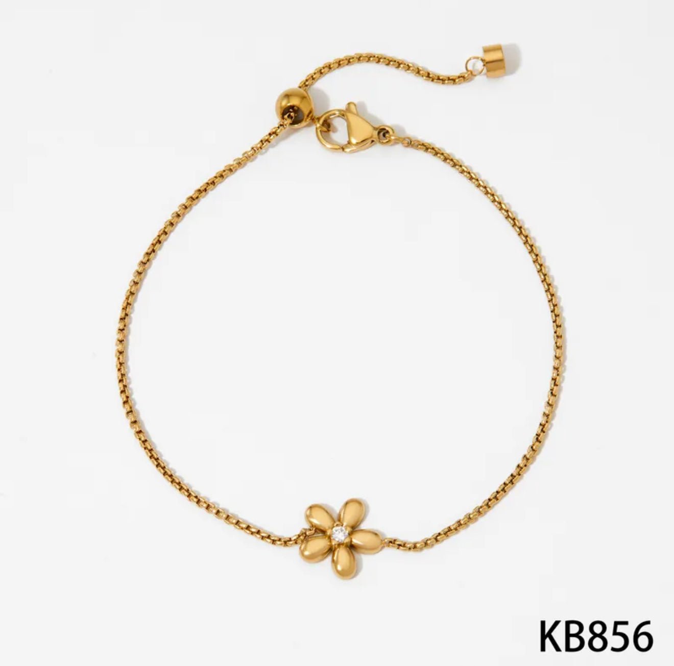 18K Gold Plated Floral 3 Piece Set - DressAtR LLC