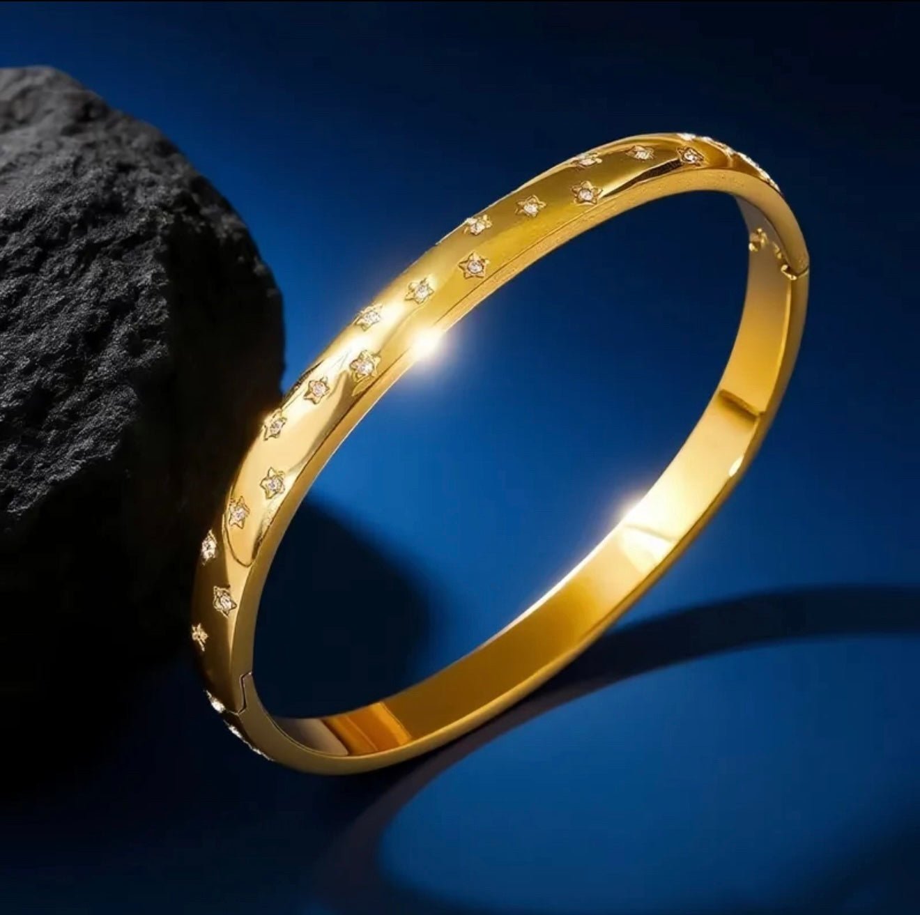 18k Gold Plated Zircon Bracelet - DressAtR LLC