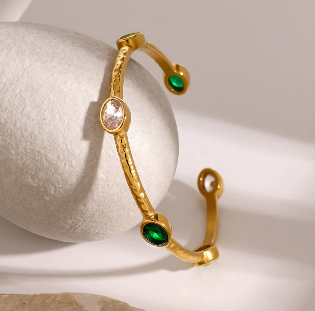 18K Gold Plated Zircon Bracelet - DressAtR LLC