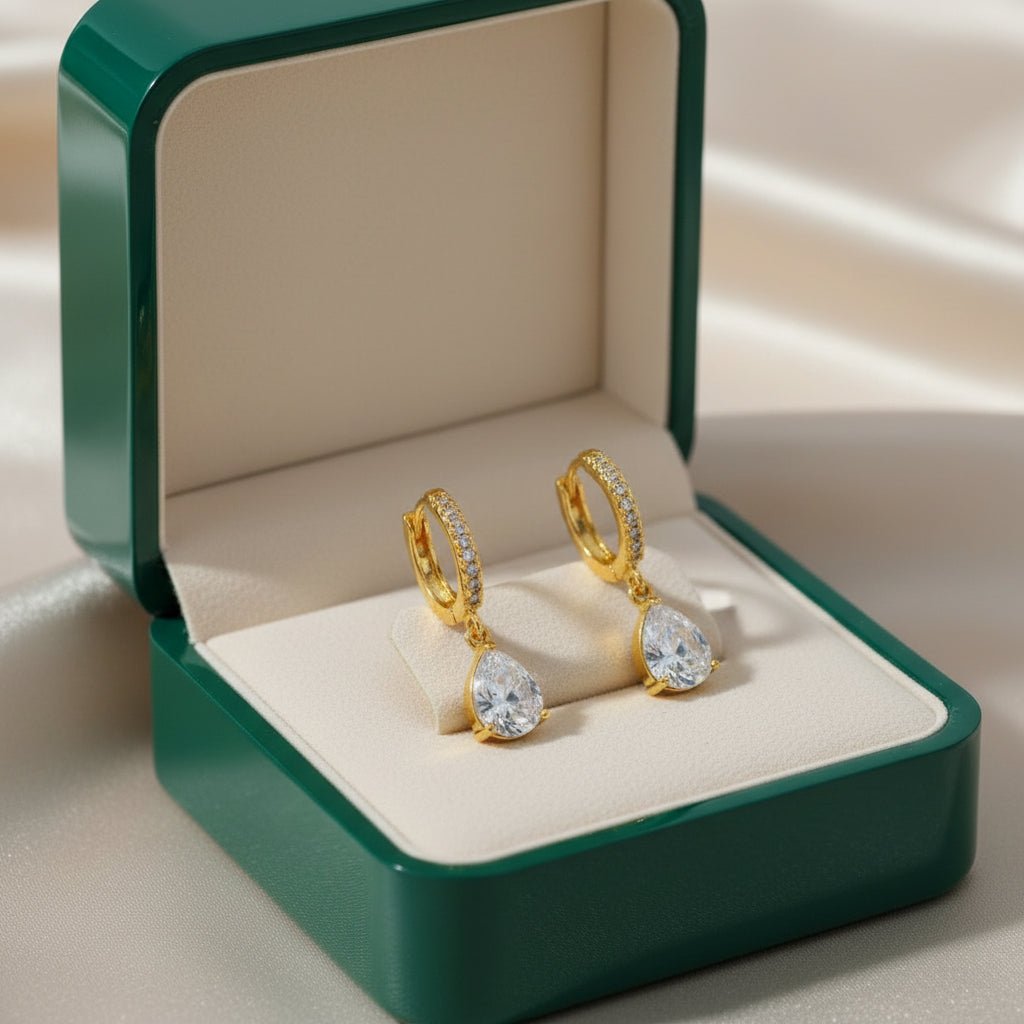 18K Gold With Zircon - DressAtR LLC