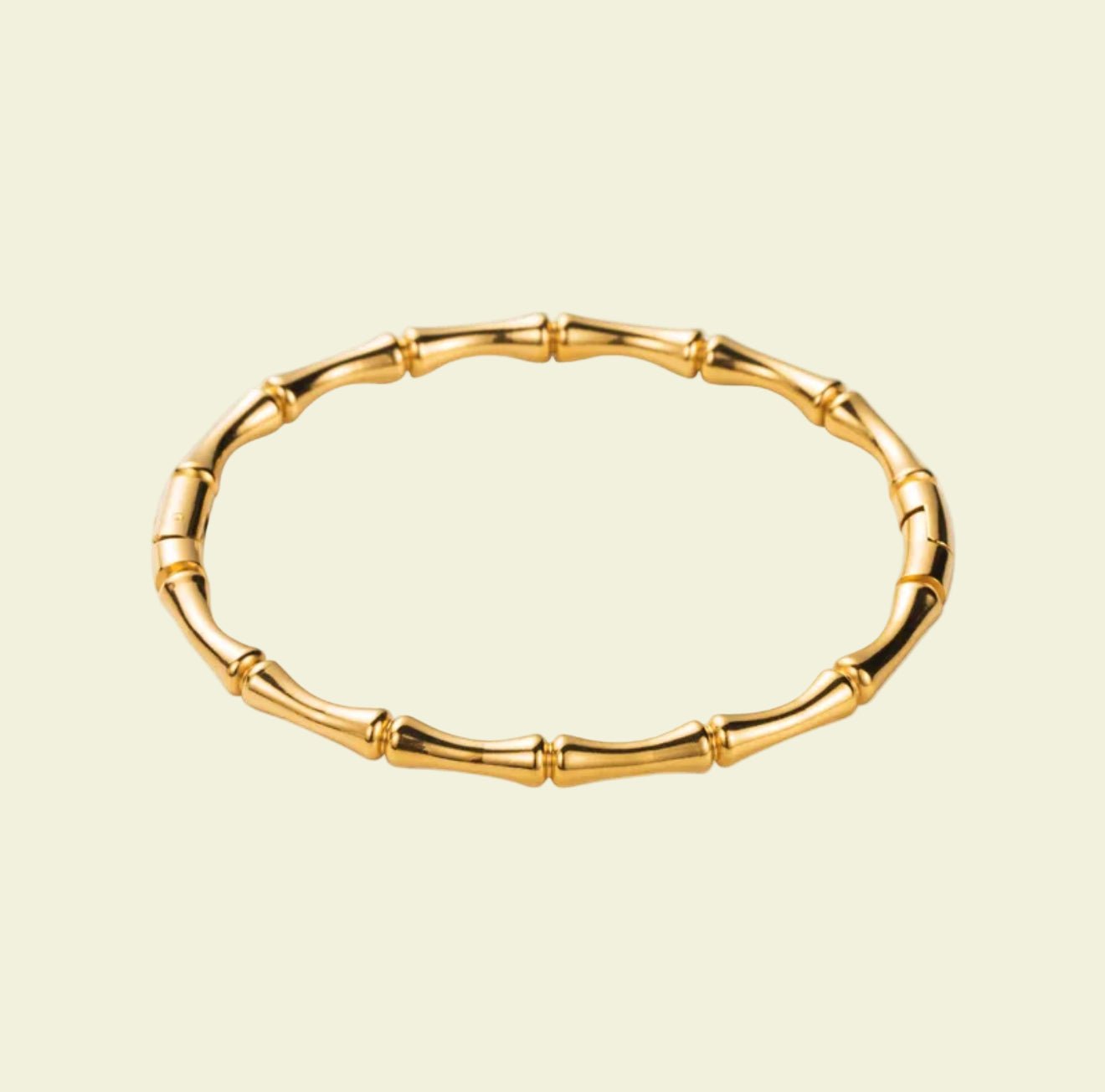 18K Yellow Gold Plated Bangle - DressAtR LLC