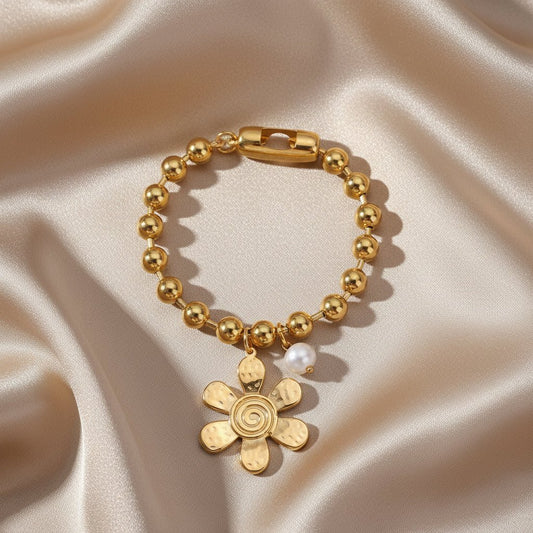 DressAtR 18K Gold Plated Stainless Steel Waterproof Non Tarnish Bracelet - DressAtR LLC