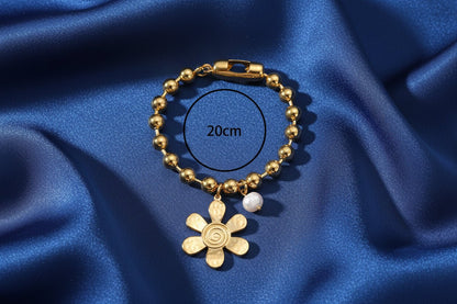 DressAtR 18K Gold Plated Stainless Steel Waterproof Non Tarnish Bracelet - DressAtR LLC