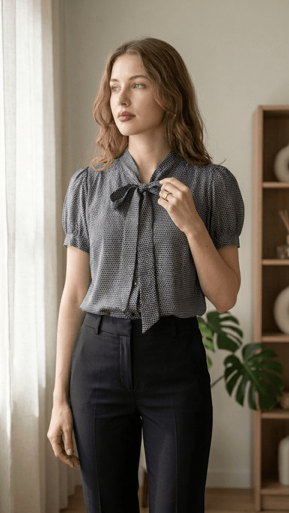 DressAtR Black Tie Top - DressAtR LLC