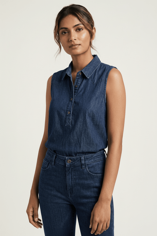 DressAtR Denim Misty Shirt - DressAtR LLC