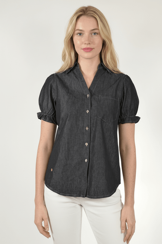 DressAtR Denim Onyx Charm Shirt - DressAtR LLC