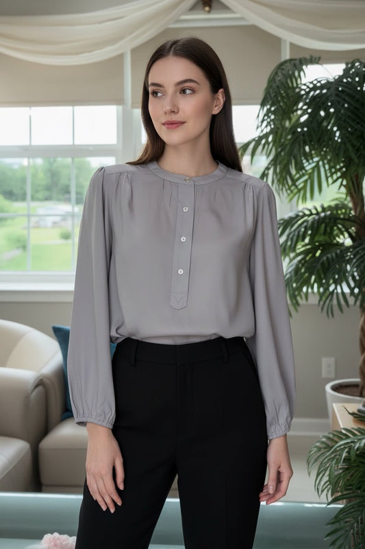 DressAtR Glided Grace Blouse - DressAtR LLC