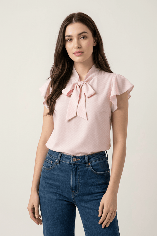 DressAtR Peri Tie Top - DressAtR LLC