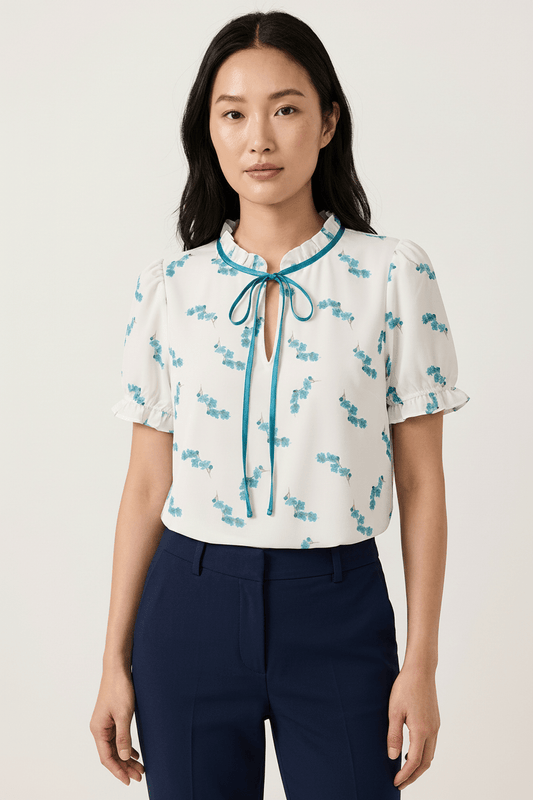 DressAtR Silk Lace Top - DressAtR LLC