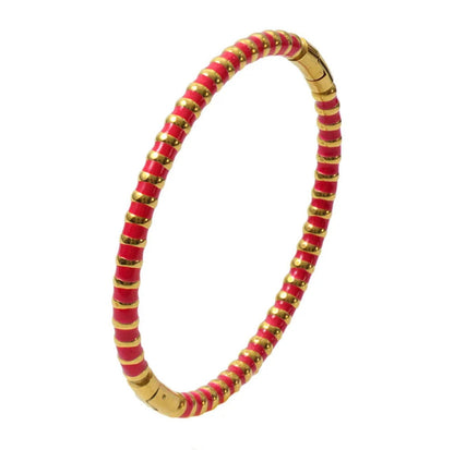 DressAtR Stainless Steel Gold Plated Water Proof non Tarnish Bangle - DressAtR LLC