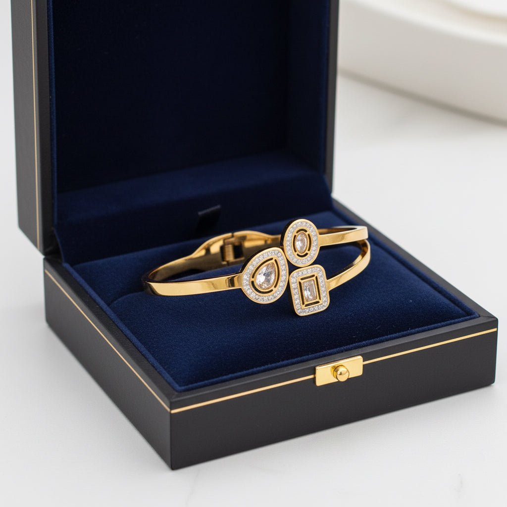 DressAtR Titanium Stainless Steel Elegant Bracelet - DressAtR LLC