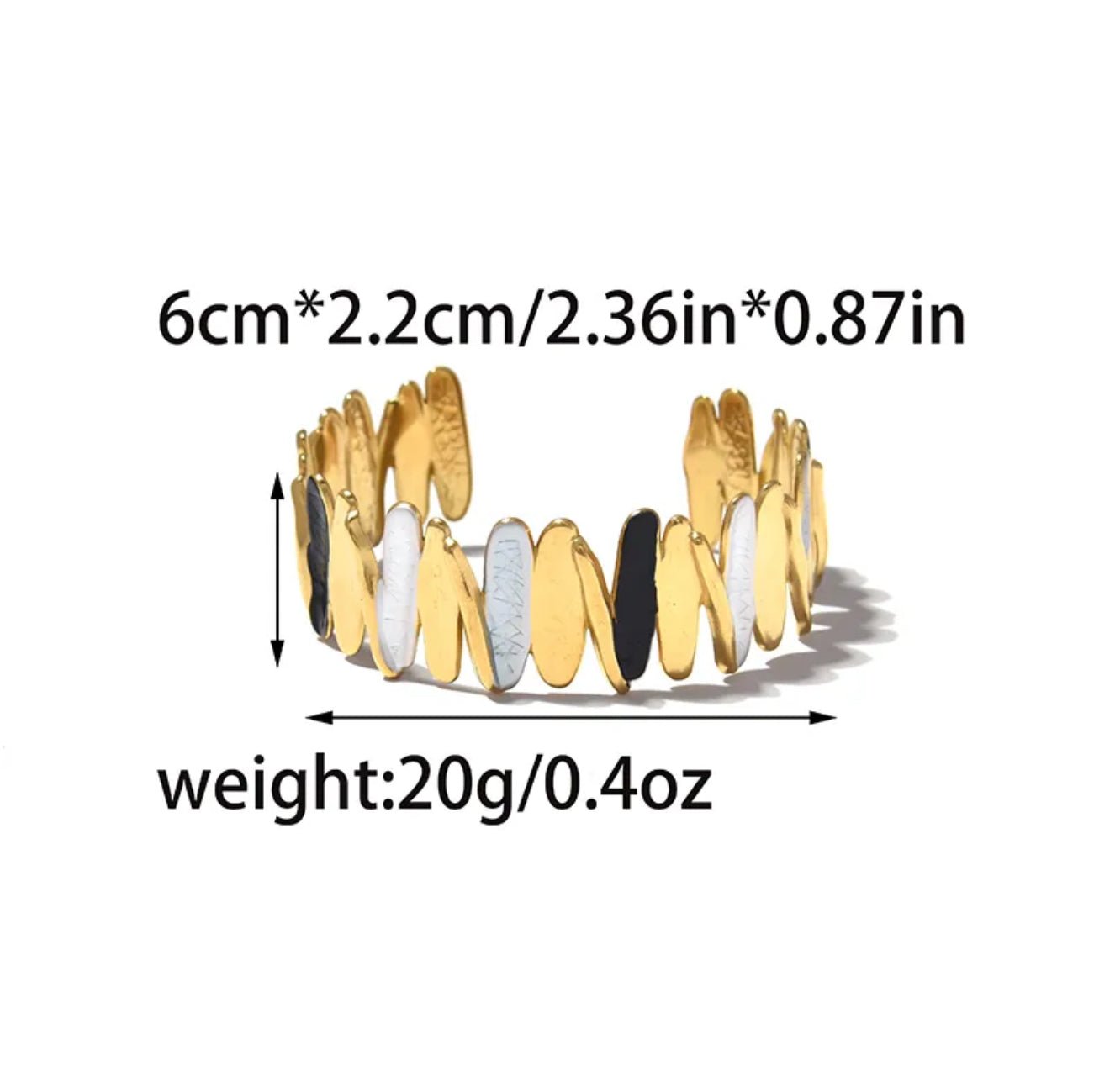 Gold Plated Color Drip Bracelet - DressAtR LLC