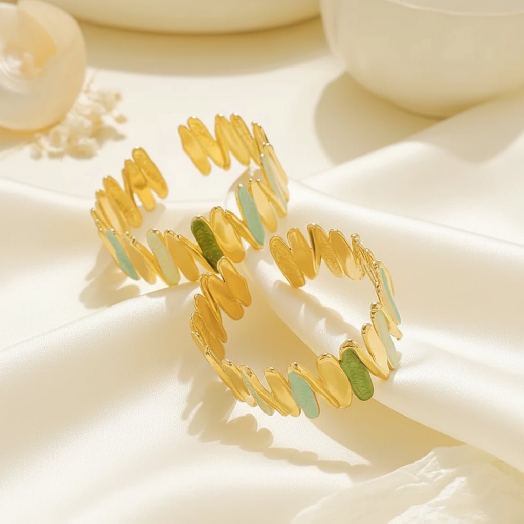 Gold Plated Color Drip Bracelet - DressAtR LLC