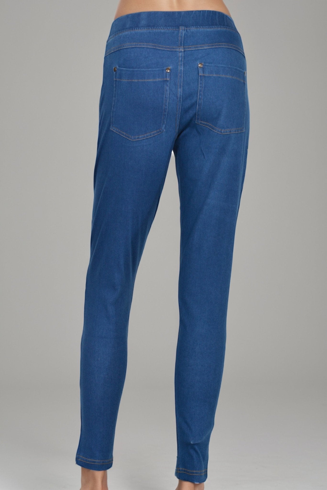 Light Blue Denim Legging - DressAtR LLC