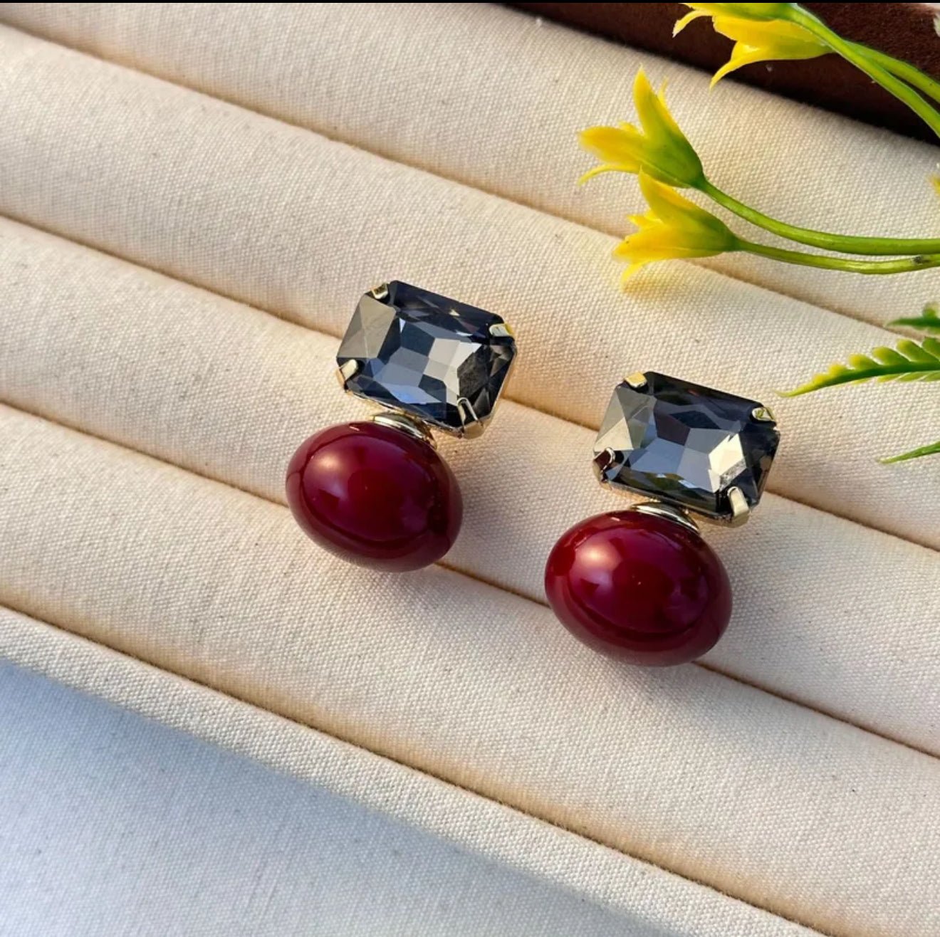 Pearl Zircon Glamorrous Earrings - DressAtR LLC