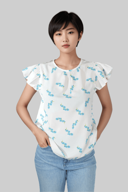 White Glory Top - DressAtR LLC
